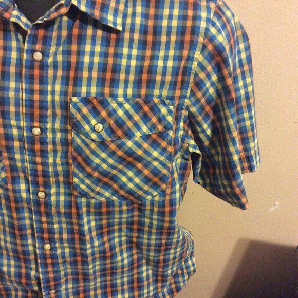 North Face Snap Button Shirt sz Small - Picture 5 of 11